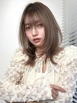 ロンドプロフィール 浦和(Lond profil) ブリーチなしカラー伸ばしかけヘア簡単スタイリング小顔ヘア