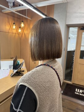 ヘアースペースブルーム プリュス 石橋店(HAIR SPACE BLOOM plus) 石橋阪大前/ミニボブ/縮毛矯正/酸性ストレート/髪質改善