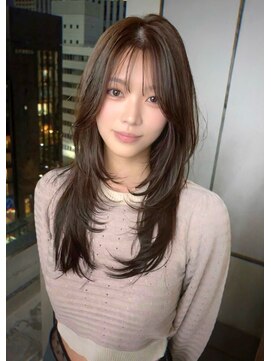 キイ ギンザ(k.e.y GINZA) 顔周りレイヤー/レイヤーカット/シャギーレイヤーハッシュカット