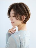 前髪なし大人ショートボブ30代40代50代 【AIN.表参道】川原大地