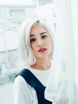 フラミューム 藤沢(flammeum)&nbsp;透け感外ハネボブ【藤沢】