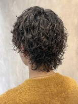 メンズサロン ルーブ 新潟(メンズサロンLOOB)&nbsp;シャドウウルフパーマメンズカット無造作波巻きスパイラルパーマ