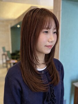トップヘアーヒルズ 安城(TOP HAIR HILLS) 小顔見えナチュラルくびれミディアムレイヤー