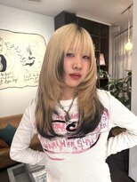 ロマーノ(ROMANO)&nbsp;【ROMANO】ブリーチデザインカラー&レイヤーカット