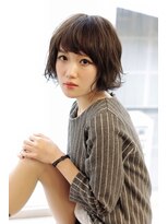 ブロック(BLOCK) グレージュショートボブ