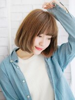 ヘアメイク ナル(hair make nalu)&nbsp;Aラインのワンレングスボブヘアー