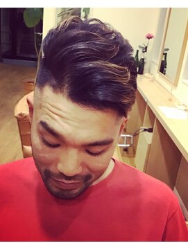 ヒカ ヘアーデザイン(Hika hair design) バーバー×アシメパーマ