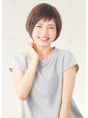 スタイリングが簡単!大人小顔♪ナチュラルショート