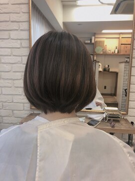 シュクレ(SUCRE) 大人可愛い×ボブ　大人ショートボブ/暗めカラー/大人ガーリー