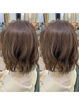 メル ヨコハマ(MeL) イルミナ/ミルクティーベージュ/ブリーチなしカラー/横浜/横浜駅