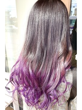 トリニティ(trinity) グラデーションカラー・インナーカラー・ラベンダー・パープル