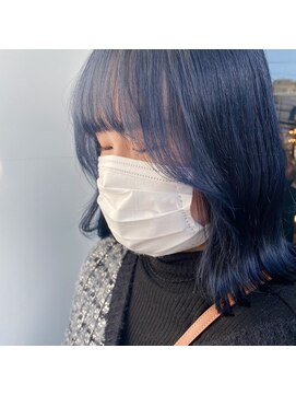 ヘアスタジオ アルス 御池店(hair Studio A.R.S) 鮮やか大人っぽブルーブラック