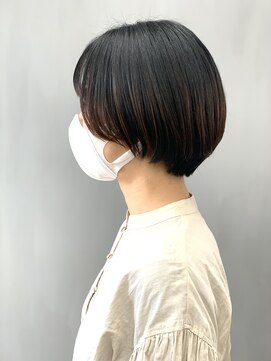 トップヘアー 中庄店(TOP HAIR fuapua) マッシュ風ボブ【りり】