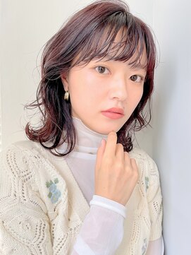 ルーパバイミュージアム(LOOPA by museum) ■LOOPA■バイオレットカラー×くびれ外ハネ