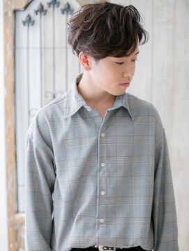 グルーミングサロン バーバー キャッスル 北浦和西口(Grooming salon Barber Castle) かき上げツーブロックマッシュトstyle P