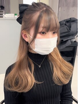 リル 溝の口(LiL) インナーカラー/溝の口/ブリーチ/ダブルカラー/レイヤーカット