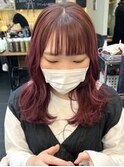 赤みカラー/暖色カラー/ケアブリーチ/秋カラー/艶カラー［渋谷］
