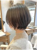 【Anree】ショートボブ×アッシュブラウン