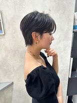 ロンドソレイユ 池袋(Lond soleil)&nbsp;髪質改善★黒髪大人ショート×前髪カット/顔周り[池袋]