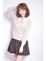 アディクト イースト 東陽町東口(addict EAST)&nbsp;柔らか質感でキュートな重めボブ＿アッシュベージュ［東陽町]