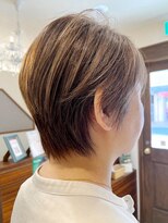 レグルス ヘア デザイン ニシジン 西新店(Reglus hair desigh)&nbsp;大人ショート/白髪ぼかしハイライト/シルキーベージュ/40代/50代