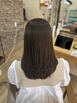 ヘア カンパニー トワ 千葉店(TOWA) 千葉/千葉駅/ブリーチなし/透明感カラー/ダブルカラー/韓国