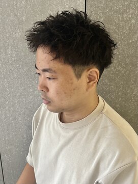 ニアウ 太田店(Niau) メンズナチュラルショートメンズパーマワンカールソフトツイスト