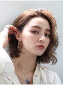 大人可愛いゆるふわボブ×ベージュ＊20代30代40代