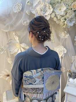 ミニョン(mignon)の写真/【赤間駅徒歩5分】ヘアメイク/着付/着物レンタル/撮影がワンストップで叶うフォトスタジオサロン[mignon]
