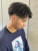 ニアウ 太田店(Niau)&nbsp;フェザーパーマフェザーショートメンズパーマ群馬太田眉毛パーマ