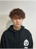 メンズ 波巻きマッシュ