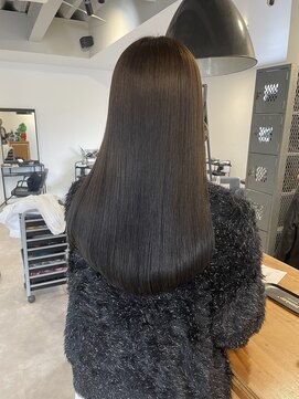 ナンバー(number+) 20代30代大人可愛い艶カラーアッシュブラウン