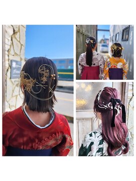 ラピスリビング 戸祭店(LAPIS LiViNg) 卒業式ヘアセット