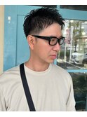 短髪アップバンク
