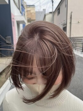 シキ 渋谷(siki) ベージュカラー/ブリーチなしダブルカラー/赤み消し/渋谷/原宿