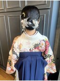 【e.dit tokyo Misa】卒業式ヘア着物アレンジ袴アレンジ