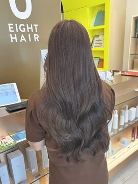 エイトヘアー(8 HAIR) モノトーンベージュ 透明感ベージュ ブリーチなしダブルカラー
