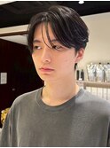 韓国風/センターパート/マッシュ
