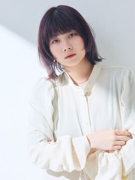エトル バイ コムマティス 恵比寿駅前店(etre by comme Matisse) 小顔カット×透明感カラー[恵比寿駅/髪質改善/オリーブグレー]