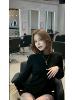 ジュノヘアージャパン 表参道(JUNO HAIR JAPAN)&nbsp;黒髪/クラゲヘアー/オリーブグレー/小顔/ココアベージュ/渋谷