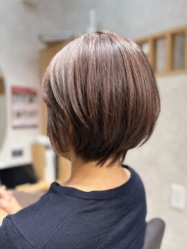 大人ショートボブ