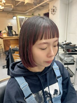 クロップ(CROP) 前上がり丸みボブ☆