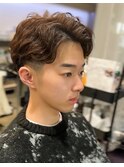 テーパーフェード/ラルフカール/スモーキーブラウン