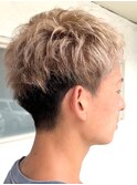 刈り上げ/波巻ツイストスパイラル/フェザーパーマ/サーフカール