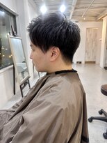 メンズカット バイ ソイクフ(メンズカット by SOY-KUFU)&nbsp;マッシュメンズジェットモヒカン短髪メンズアップバング/東伏見