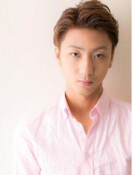 モッズヘアー メン 戸田公園店(mod's hair men) アップバング七三分け刈り上げメンズビジネスショートi戸田公園