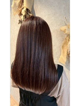 パーミル ヘア クマモト(permille ‰ hair Kumamoto) レッドブラウン×うる艶トリートメント
