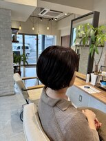 ヘアーデザイン ルネッタ(Hair Design Lunetta)&nbsp;大人ボブ×ベージュブラウン