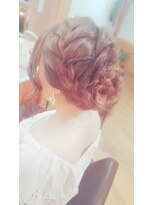 エクステンション クーチャー(Extention Cu'cha) 浴衣にも結婚式にも☆表編みお花アップ