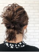 ショートボブアップスタイル